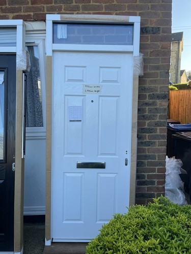 Composite front door and frame - front,