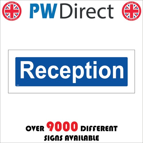 Sign reception door plaque - door,