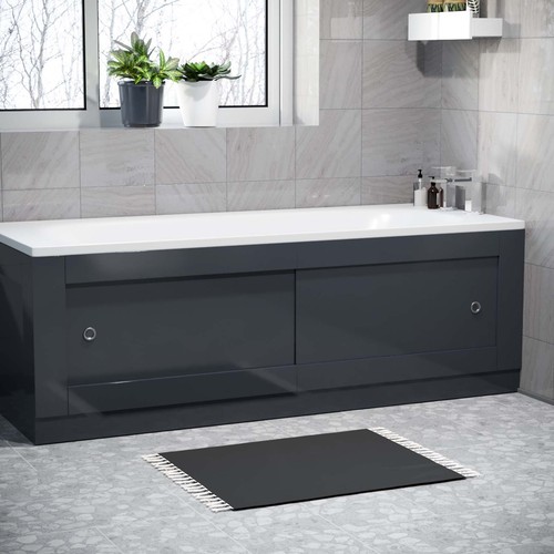 Nes home dark grey pvc - grey,
