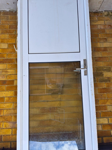 White double glazed - pvc, single