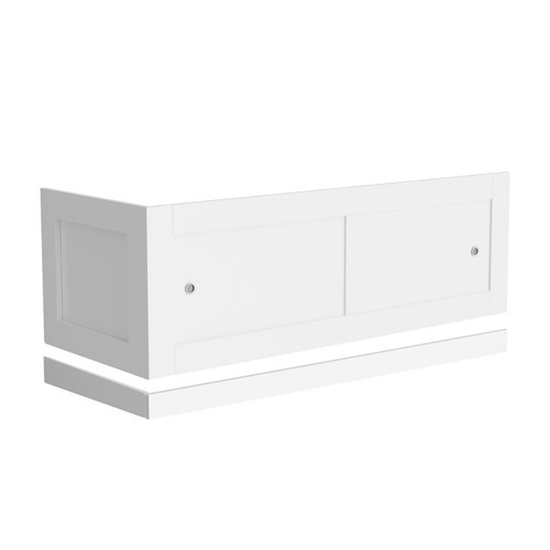 White pvc 1800mm sliding - pvc,