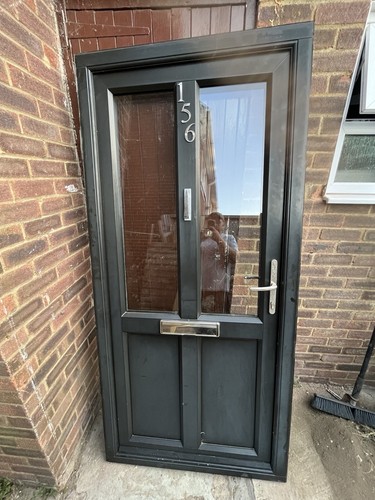 Pvc front door and - front, frame