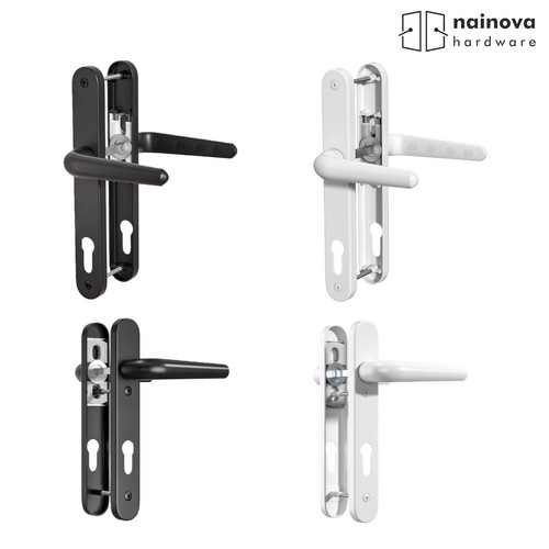 Upvc door handle 92pz sprung - door,